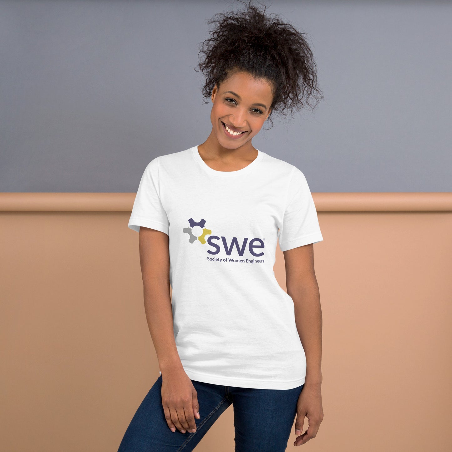 White SWE Logo Unisex T-Shirt