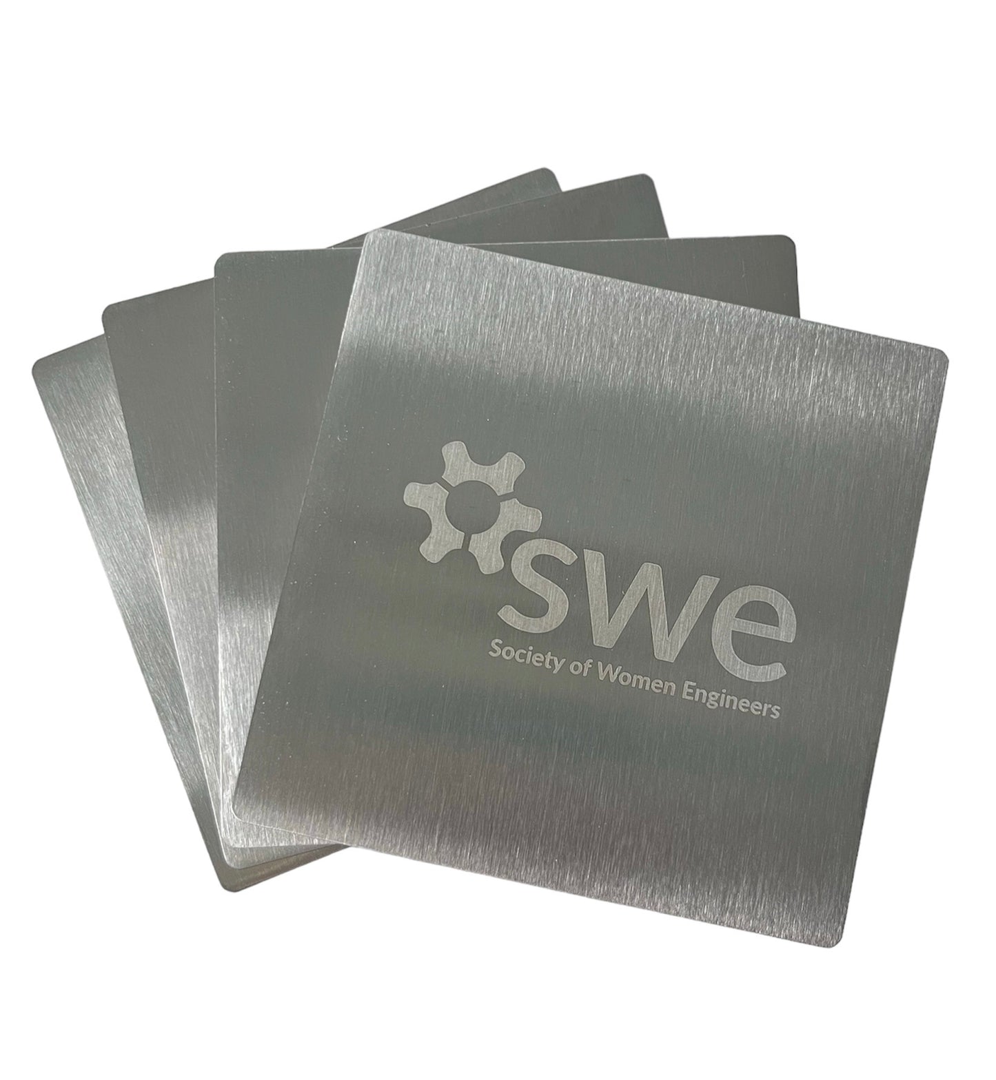 SWE Stainless Steel Coasters (Set of 4)