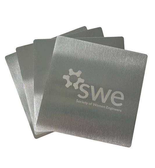 SWE Stainless Steel Coasters (Set of 4)