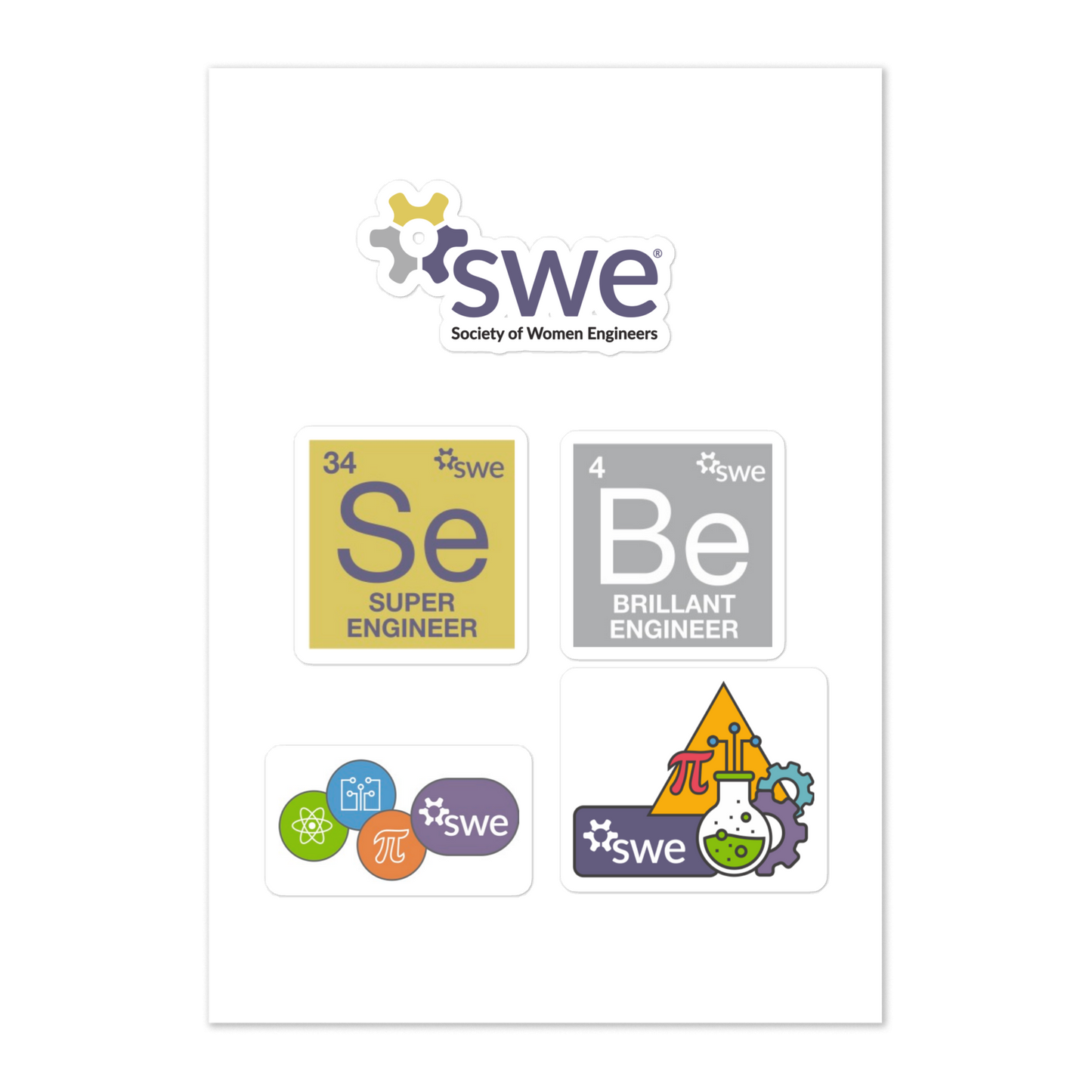 SWE Engineering Sticker sheet